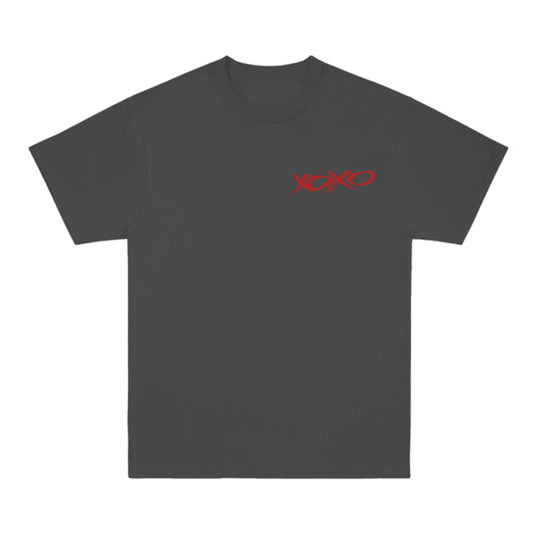 XOXO Logo Charcoal T-Shirt