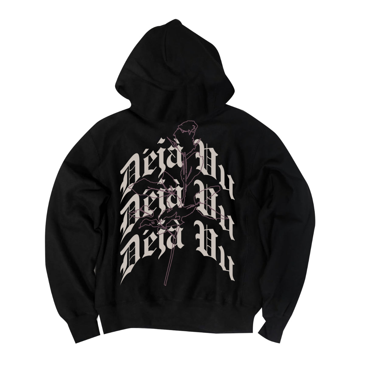 Déjà Vu Black Hoodie