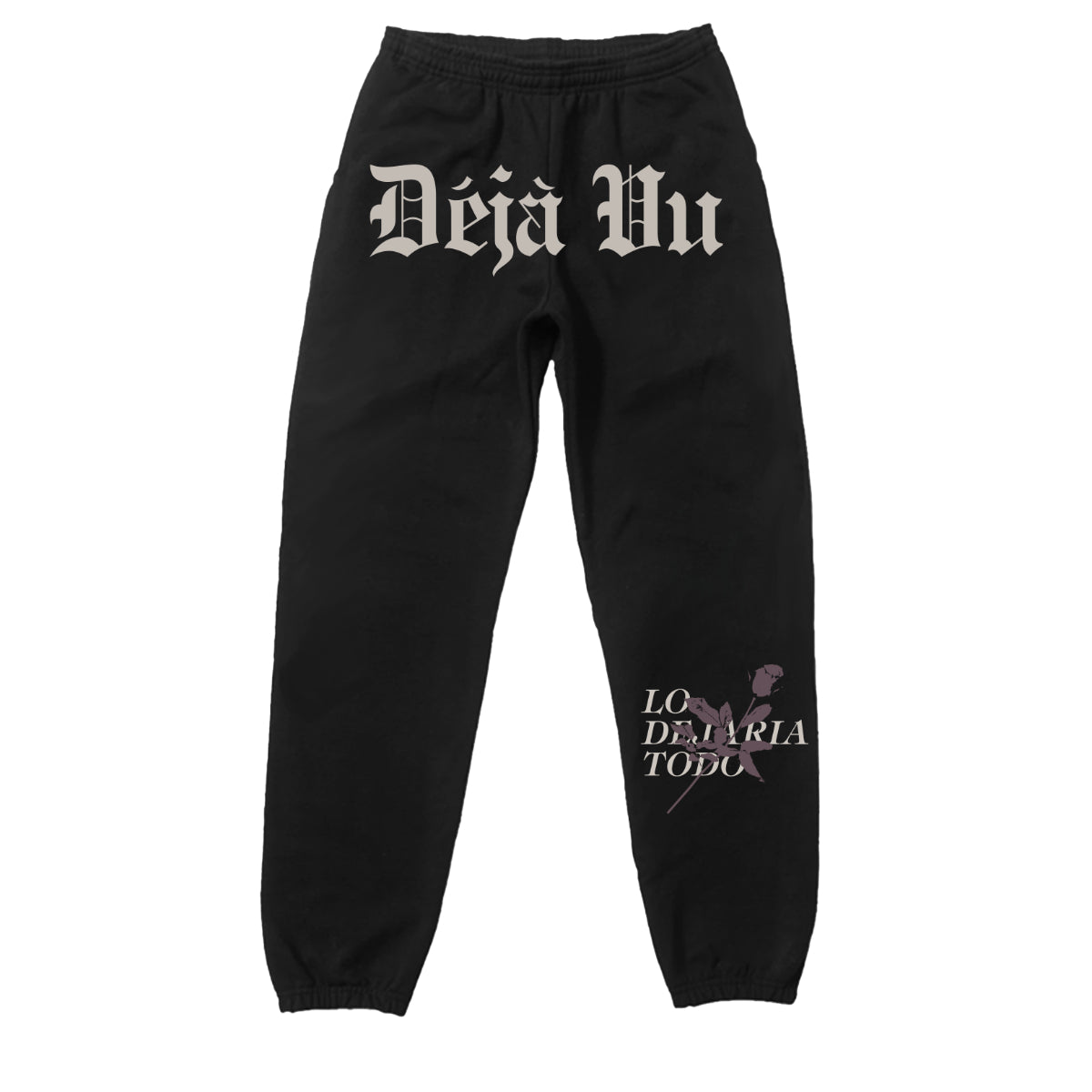 Déjà Vu Black Sweatpants