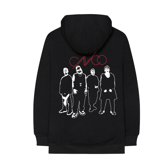 XOXO Photo Black Hoodie