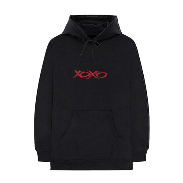 XOXO Photo Black Hoodie