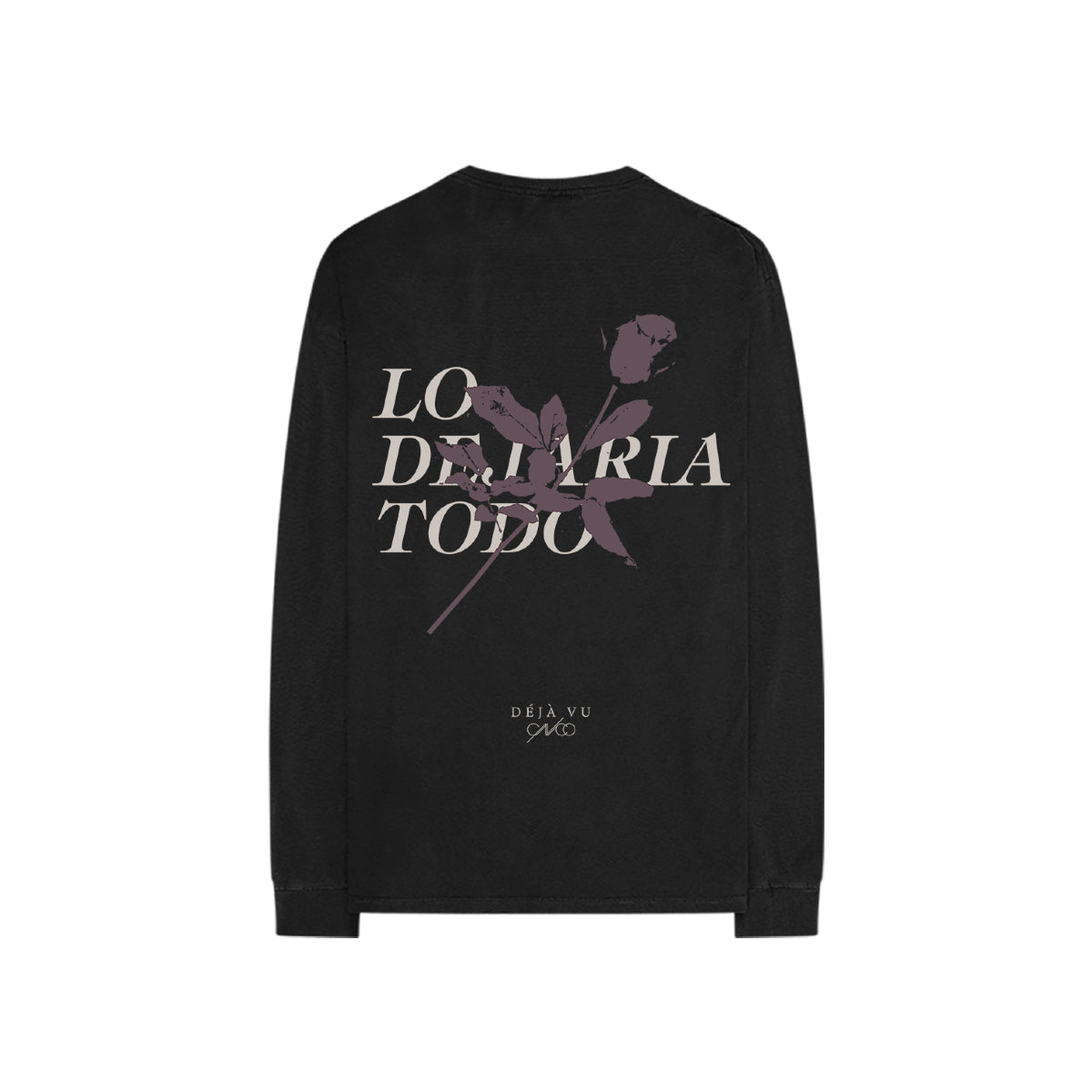 Déjà Vu Black Long-Sleeve Tee