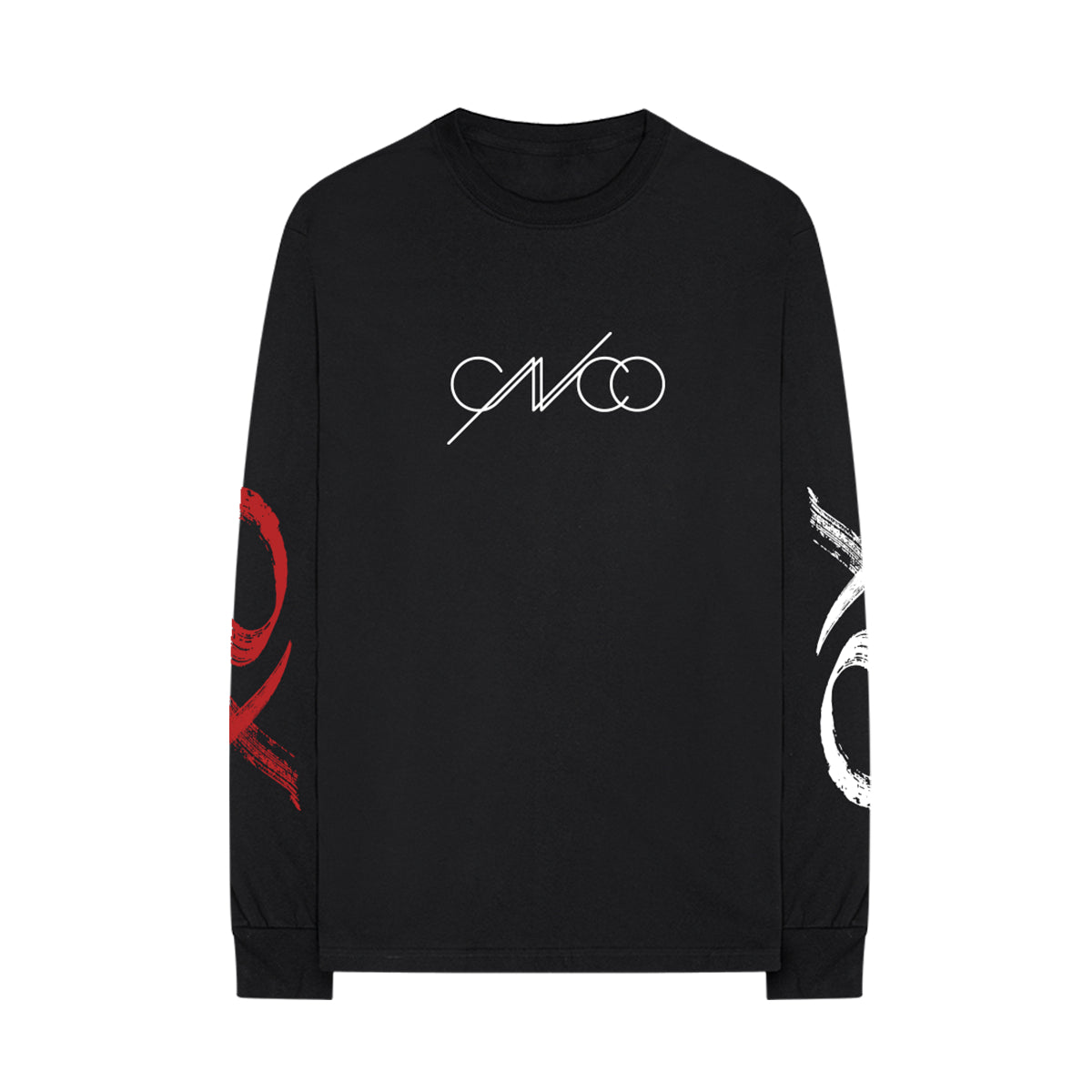 XOXO Logo Black Long-Sleeve Tee