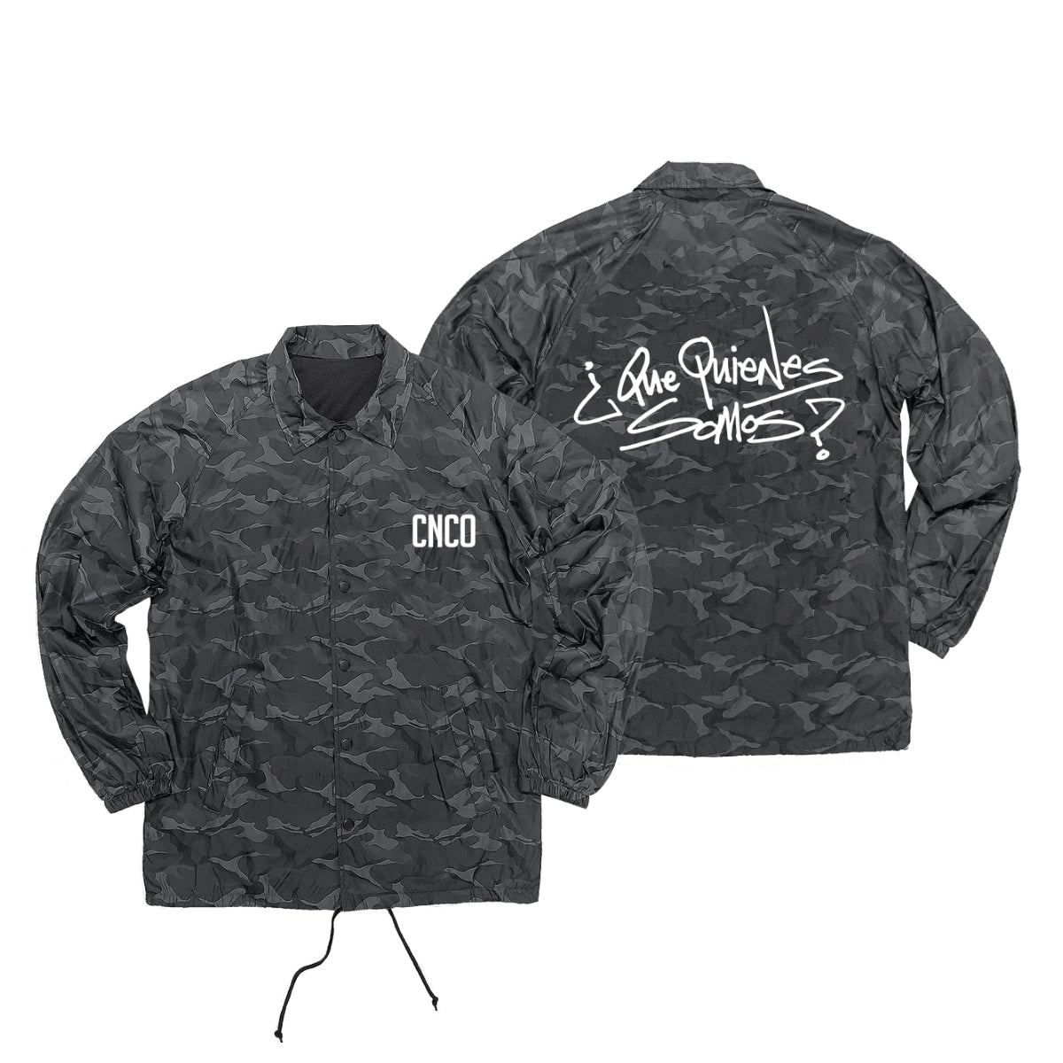 CNCO Black Camo Coaches Jacket